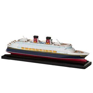 Disney Cruise Line “Disney Magic” ship model, approx. 10” long